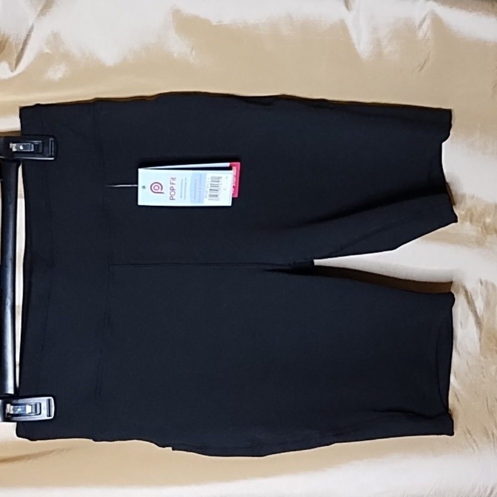 POP Fit Large Black 8"Length Shorts 'POP1012-1'